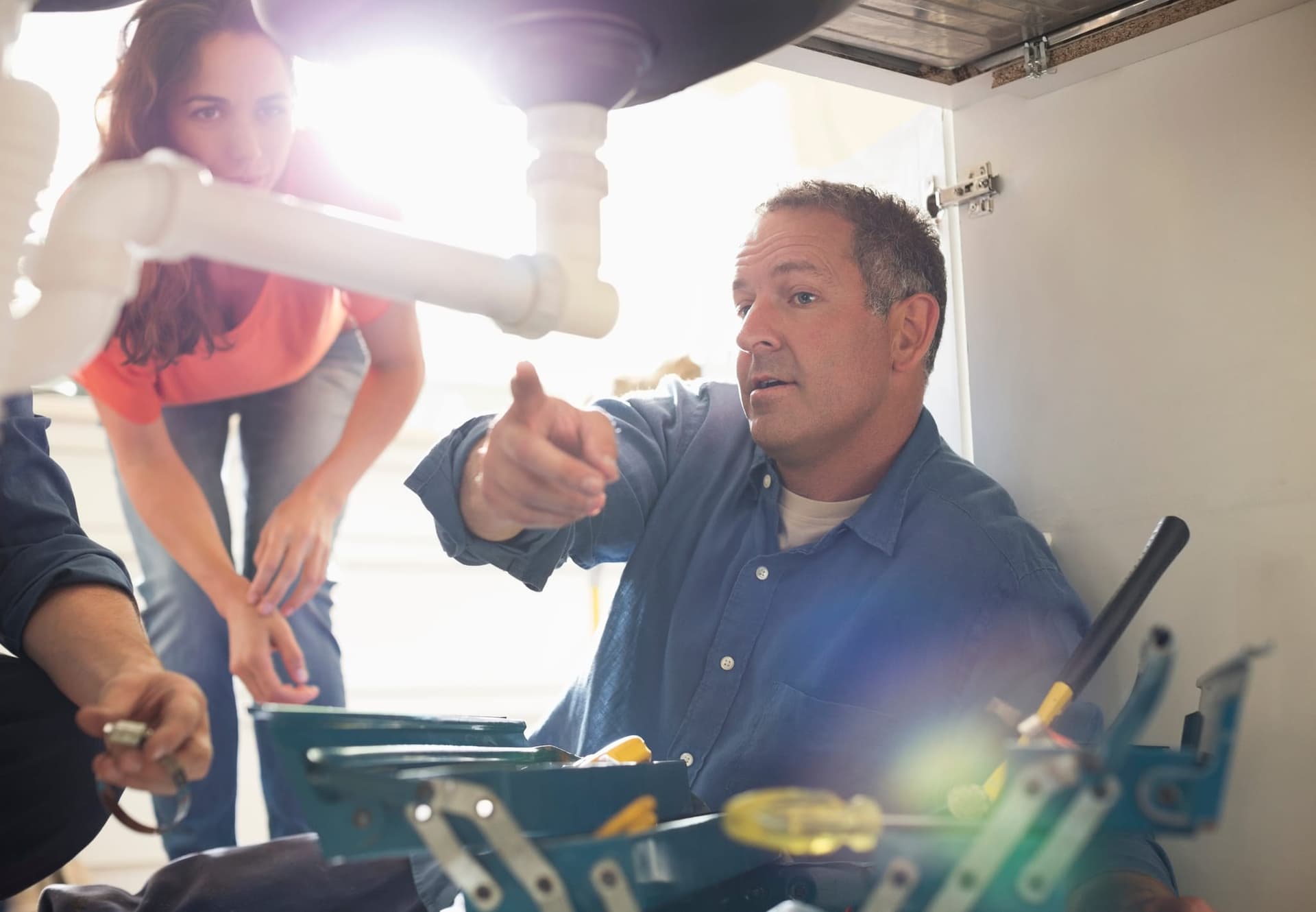 Home services crew